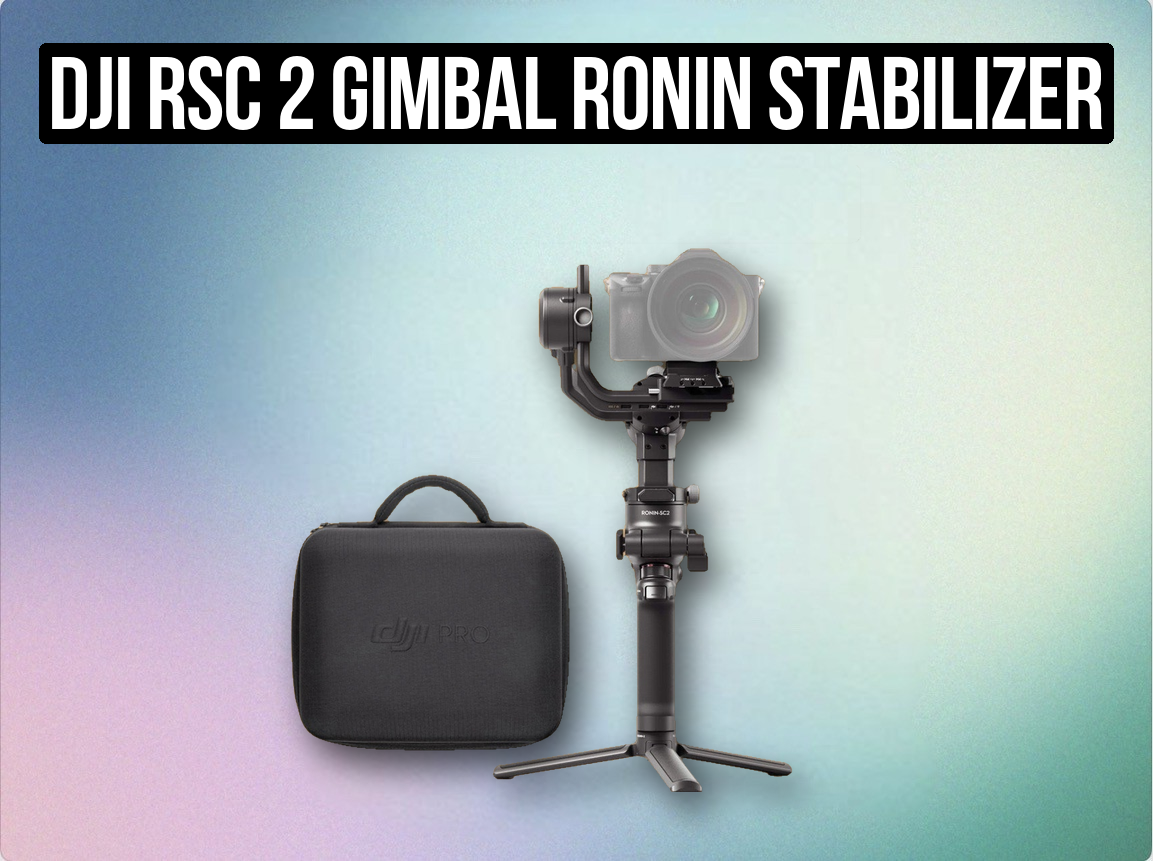 Dji rsc 2 gimbal ronin stabilizer 