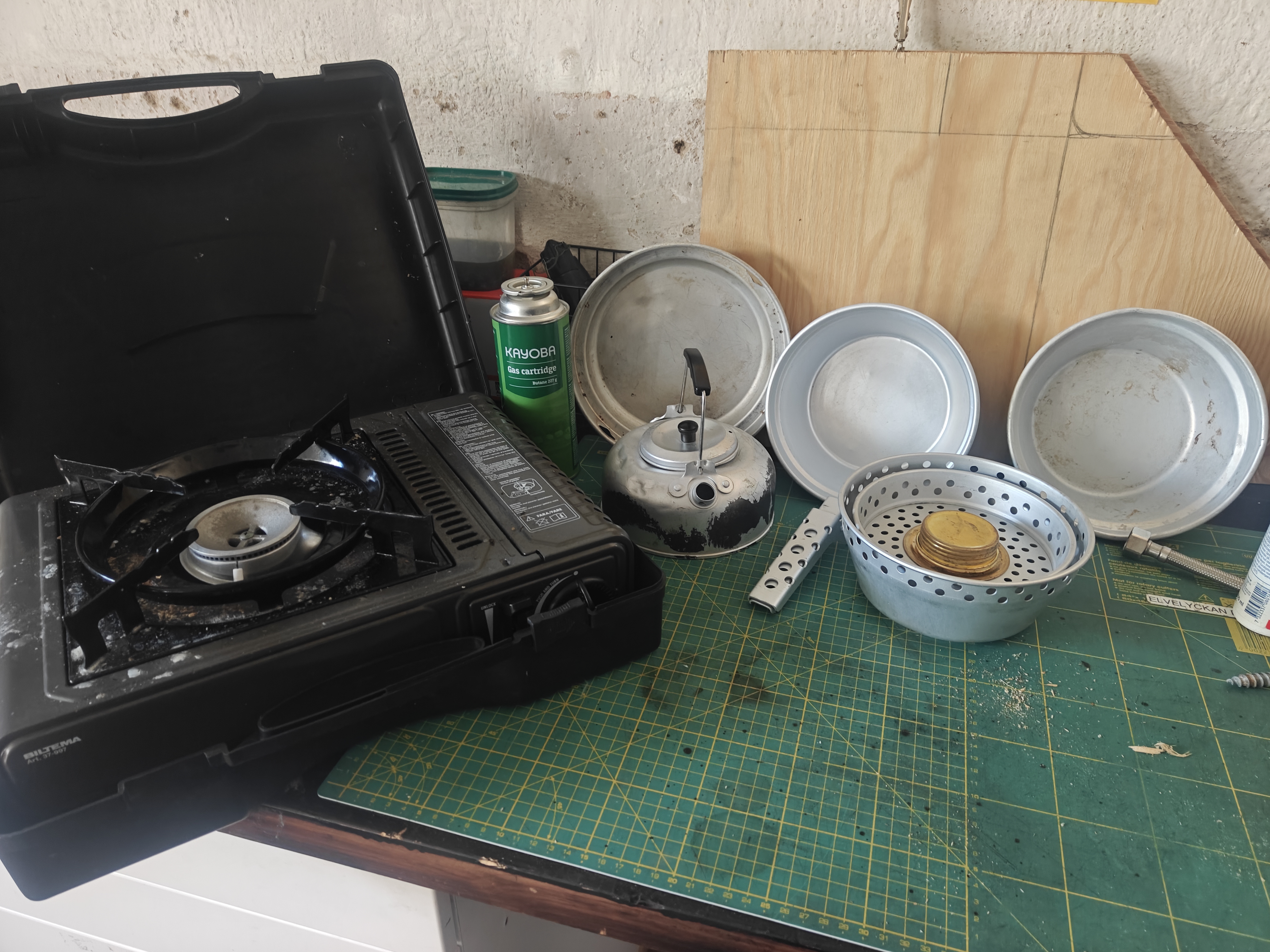 Gaskök + trangiakök