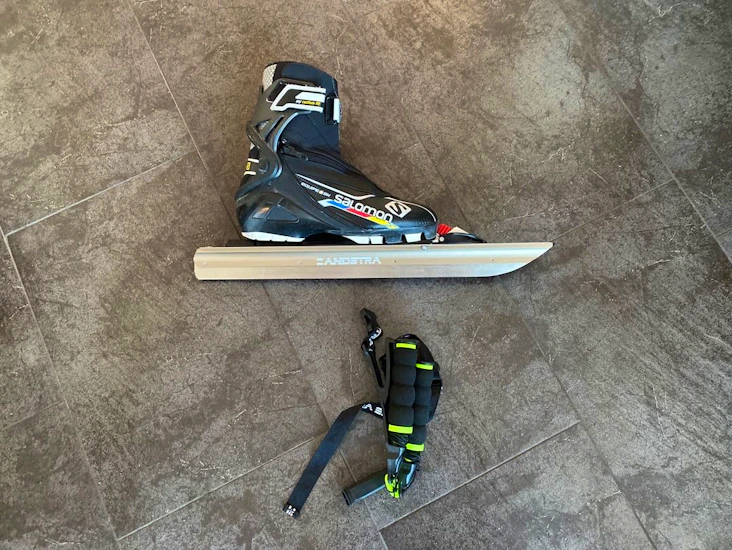 Långfärdsskridskor med pjäxor strl 40