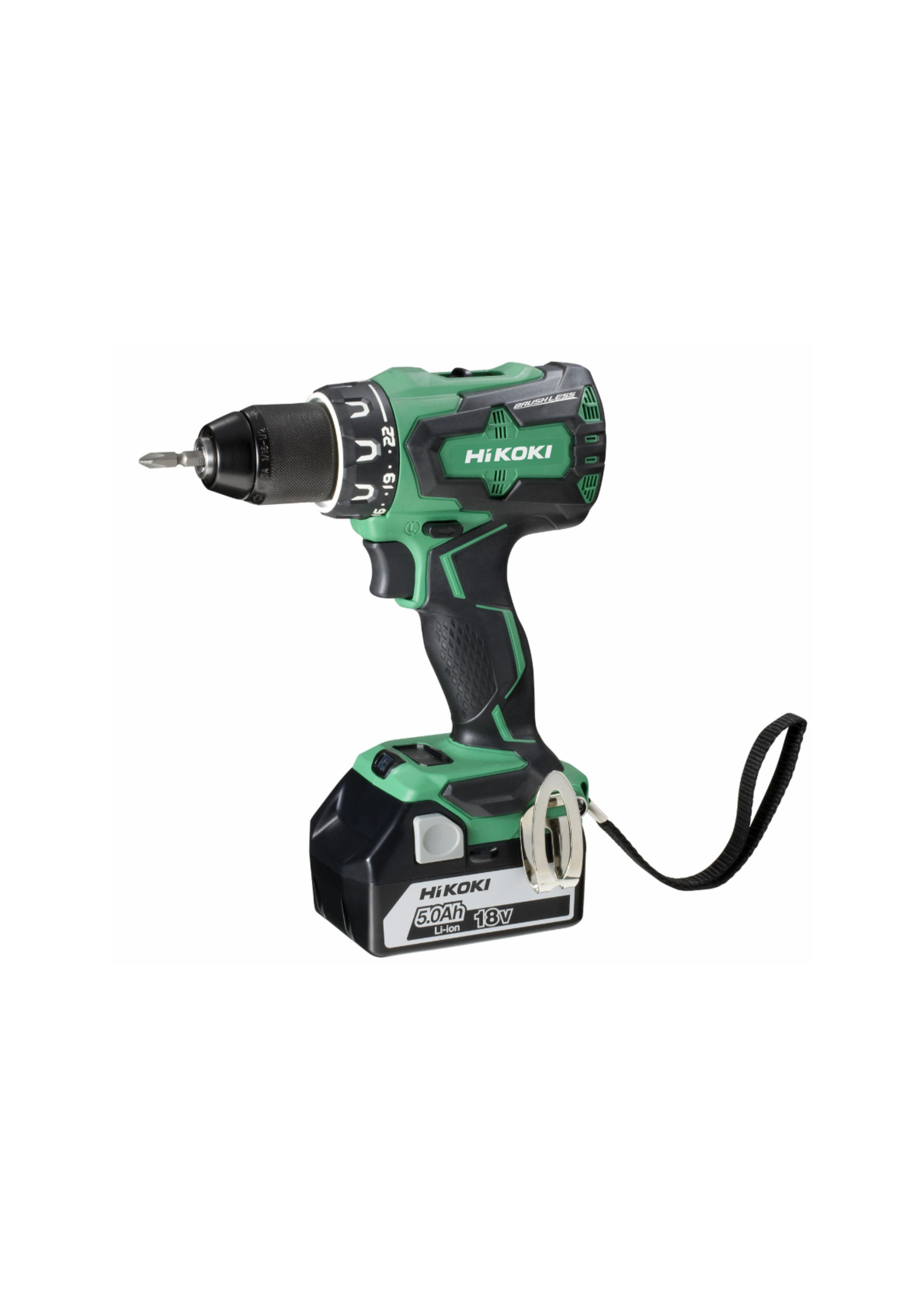 Hikoki ds18dbsl drill m/2x batteri og lader