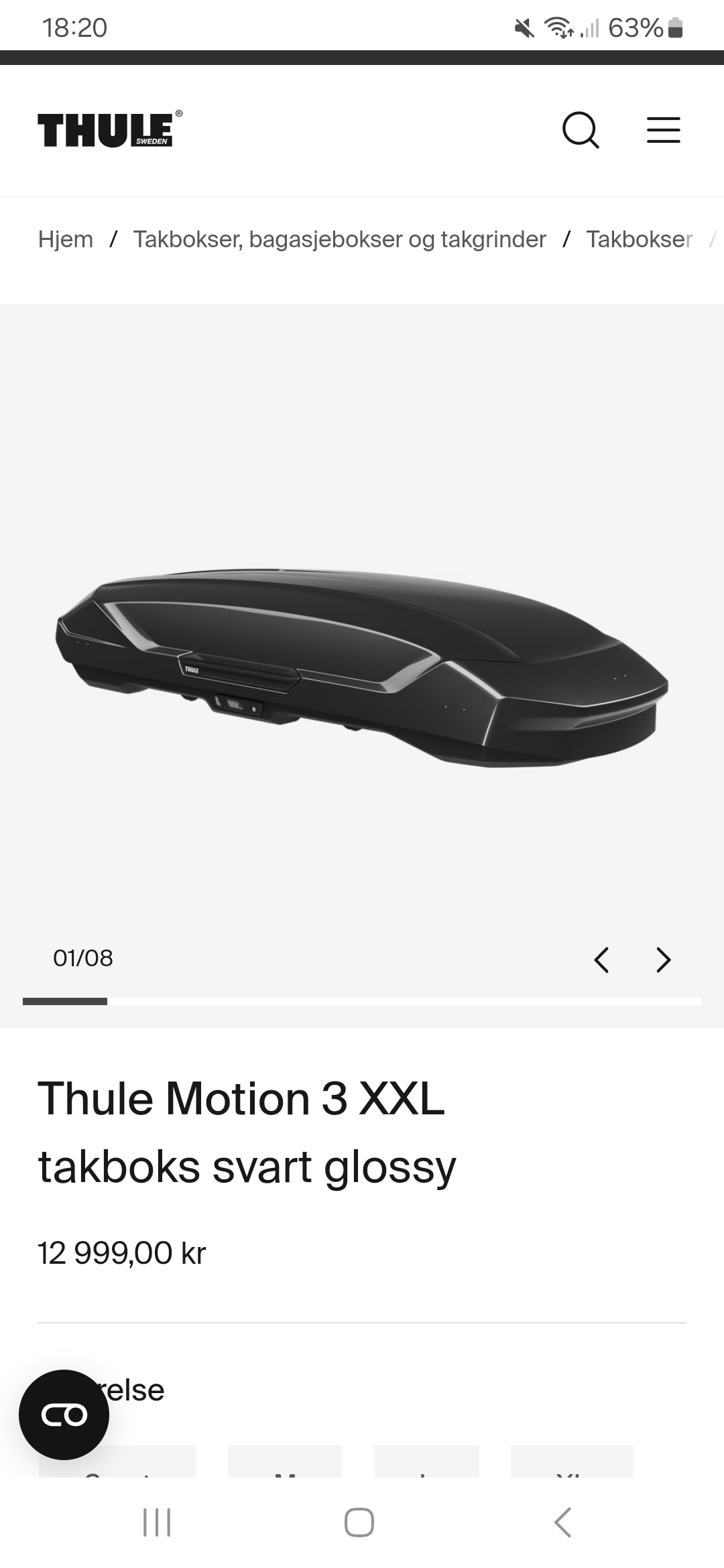 Thule motion xxl takboks 