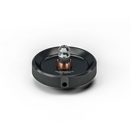 Adaptor aktiv head / slider 75mm  adaptor to mount aktiv™ 75 mm fluid heads on a slider with 3/8” mounting stud.