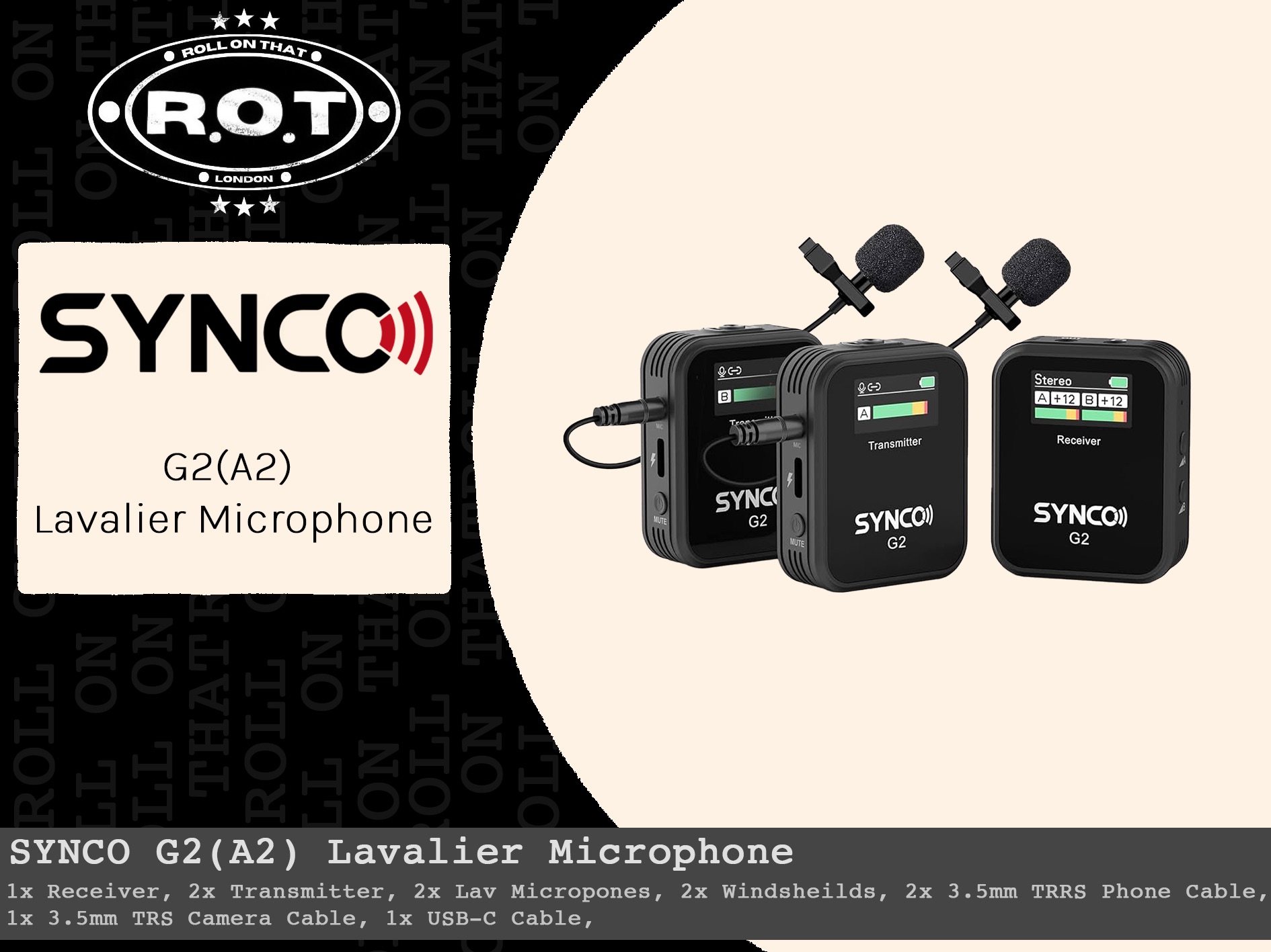 Synco g2(a2) lavalier microphone (like rode go)