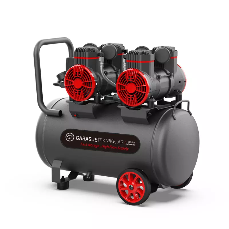 Stillegående, oljefri 50l kompressor – flexair silent