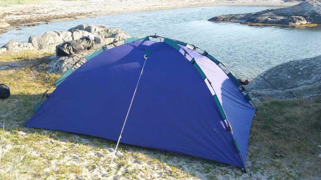 2-mannatält inkl luftmadrasser