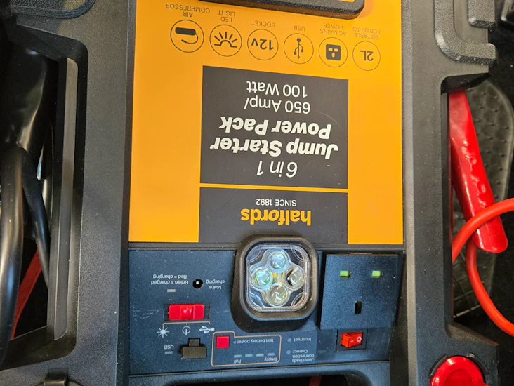 Halfords jump starter - 6 in 1 multifunction