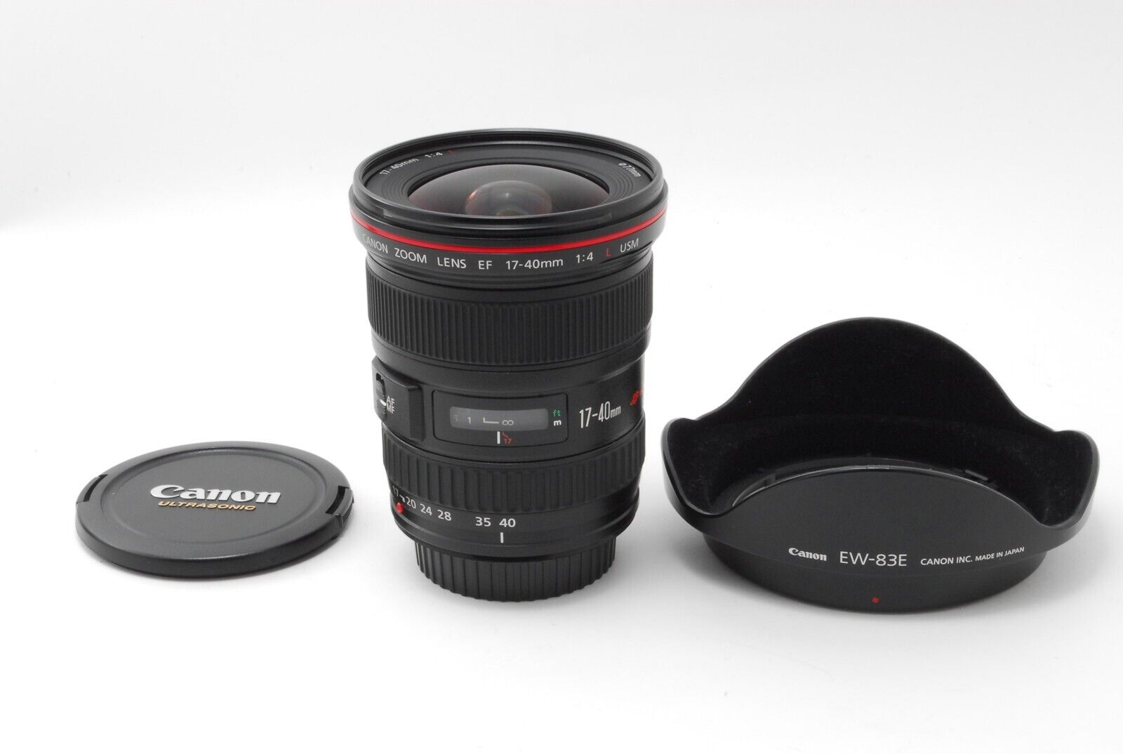 Canon ef 17-40mm f/4 l usm wide angle zoom lens