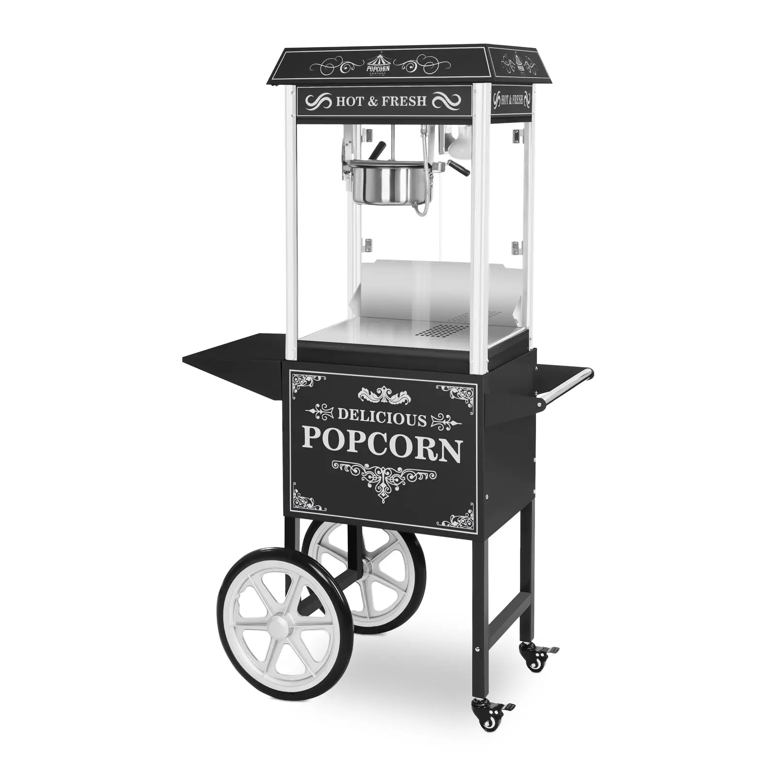 Popcornmaskin, svart