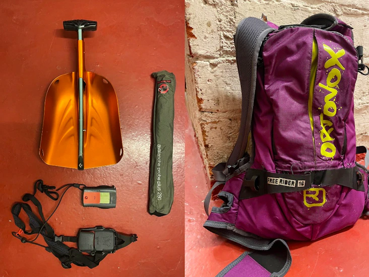 Piippari + lapio + sondi