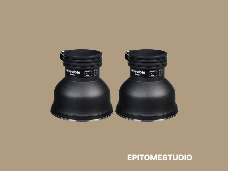 2 x profoto zoom reflector dish