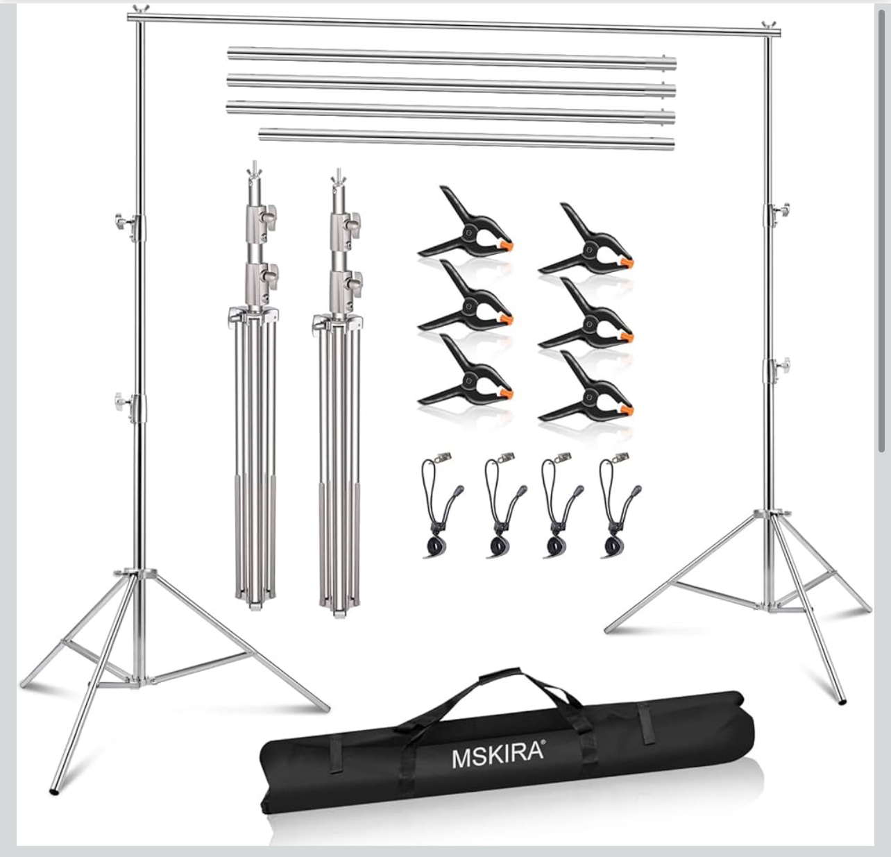 9.2 x 10 ft stainless steel backdrop stand adjustable heavy duty backdrop stand