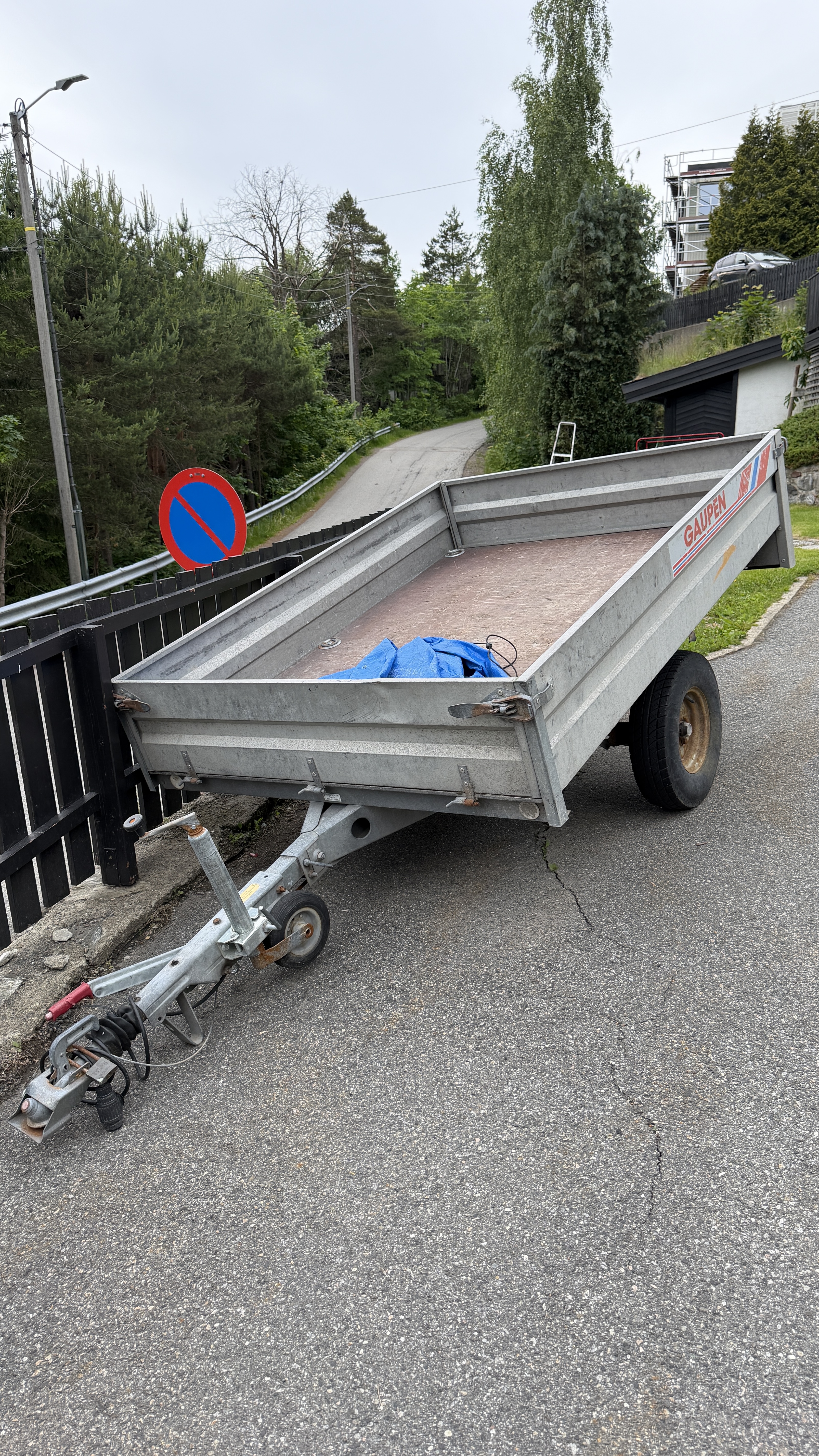 Gaupen 72 tilhenger – praktisk henger til flytting, hageavfall og transport