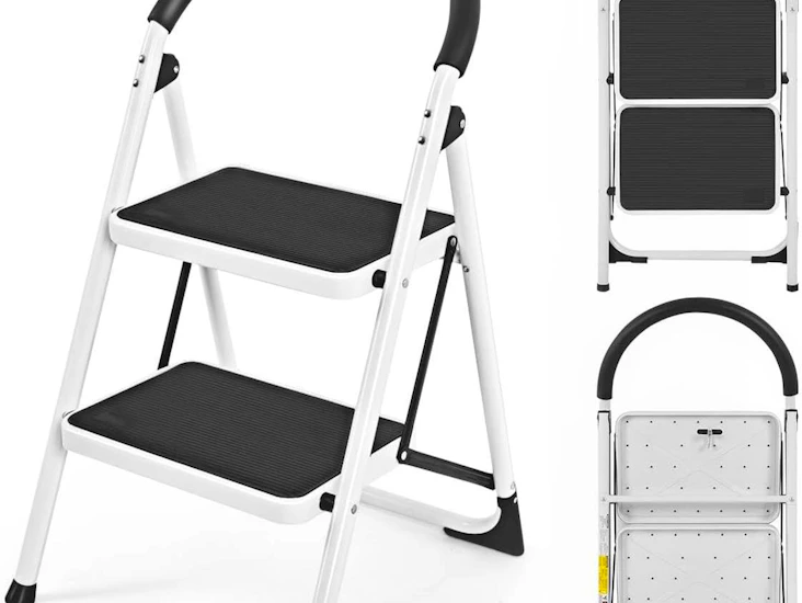 Portable safety household ladder stool (2 step)