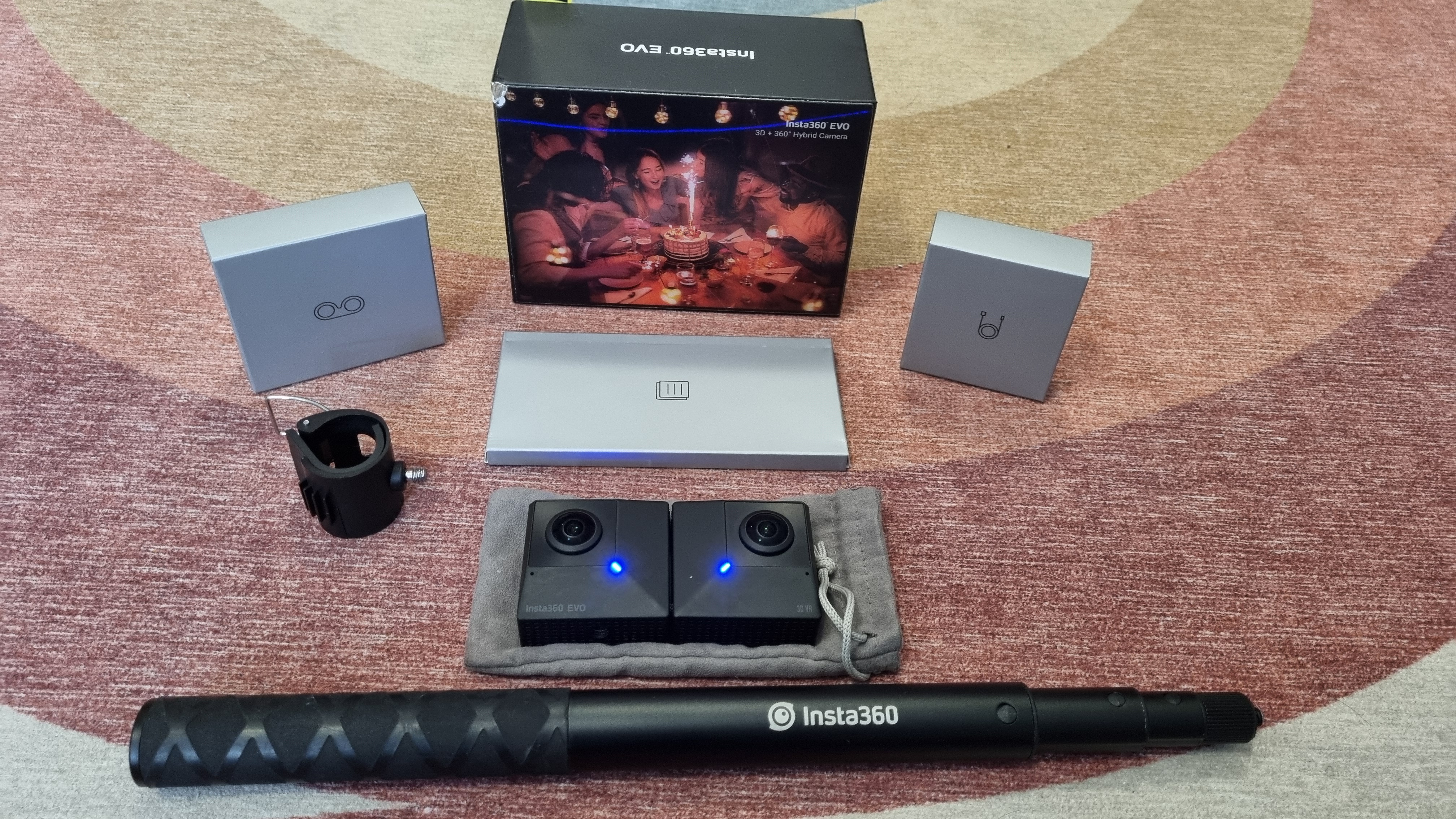 Insta360 evo 3d vr camera: full 180/360 degree dual mode transforming cam