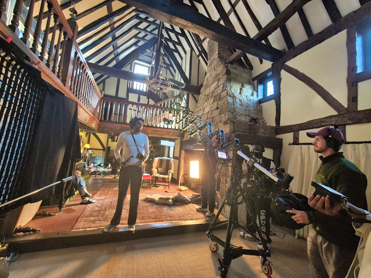 Camera operator with kit