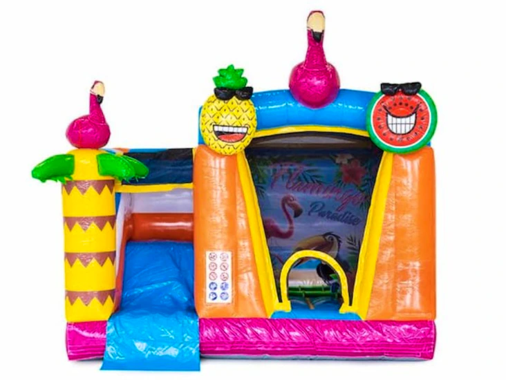 Mindre hoppborg & rutschkana