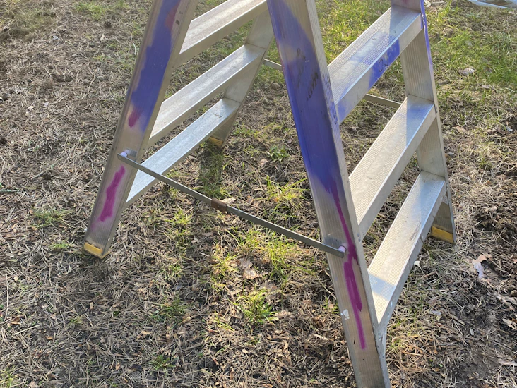 Trappstege/arbetsstege i aluminium