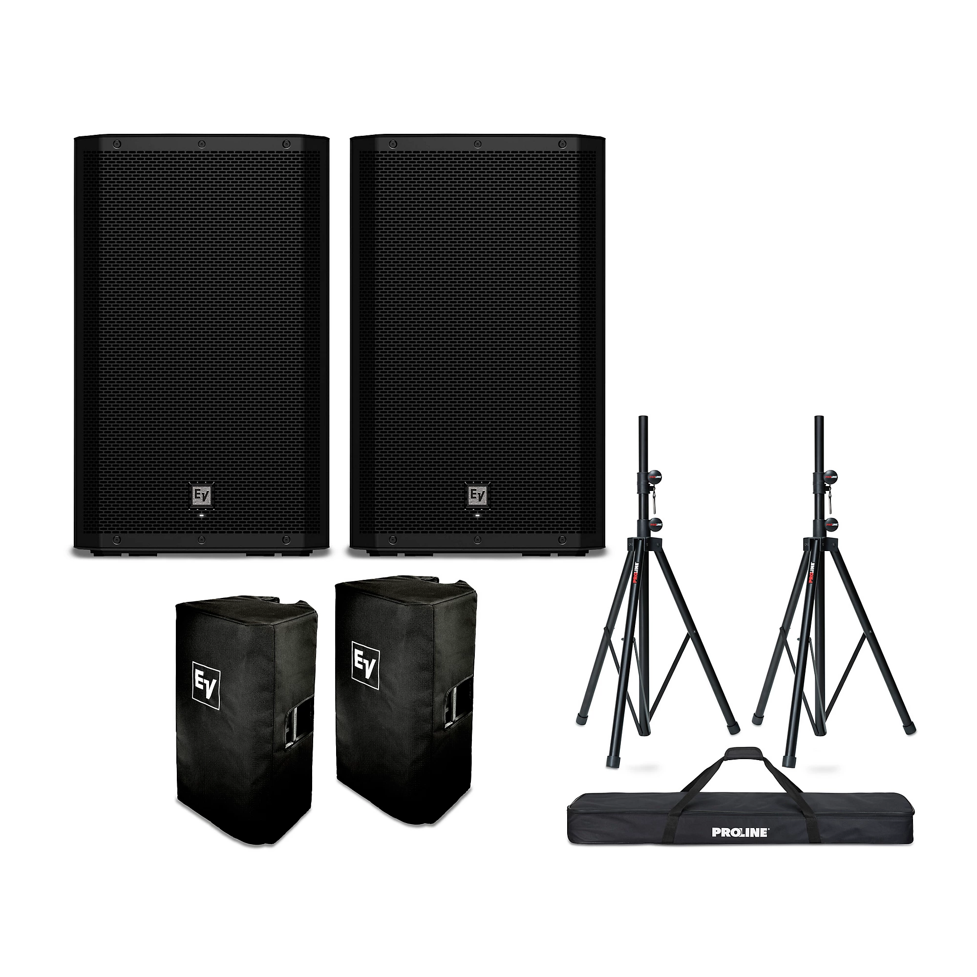 Electro-voice zlx-15p powered speakers package (no bluetooth) 