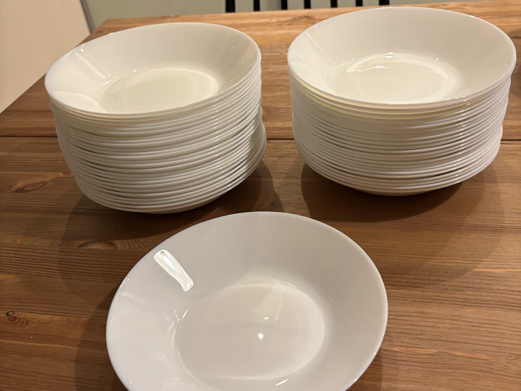 Lautanen , valkoinen 49 kpl