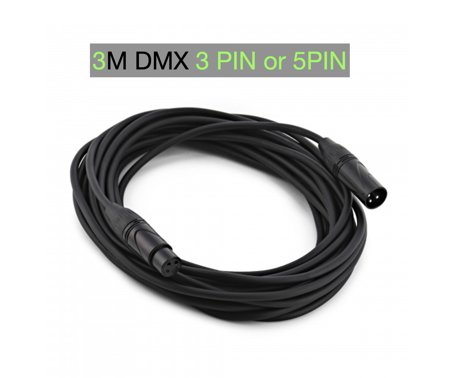 Dmx cable 3m 3 meters 