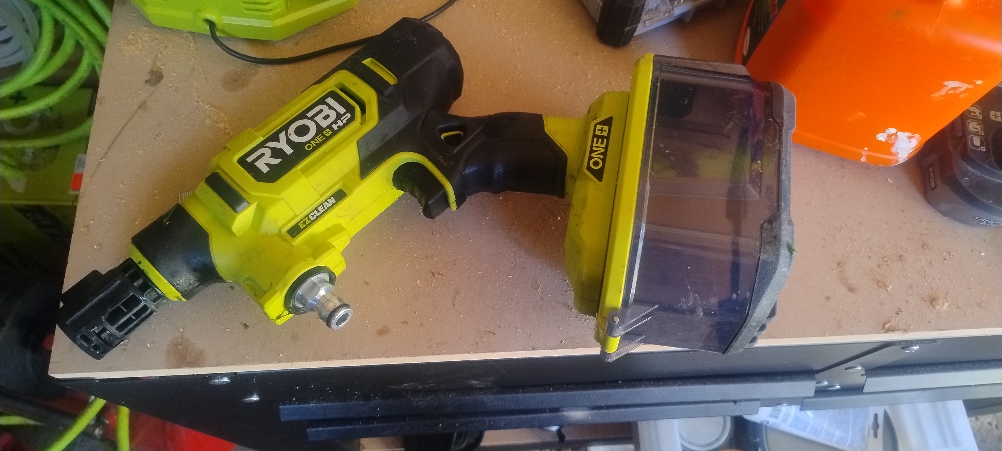 Ryobi one+ akkukäyttöinenpainepesuri