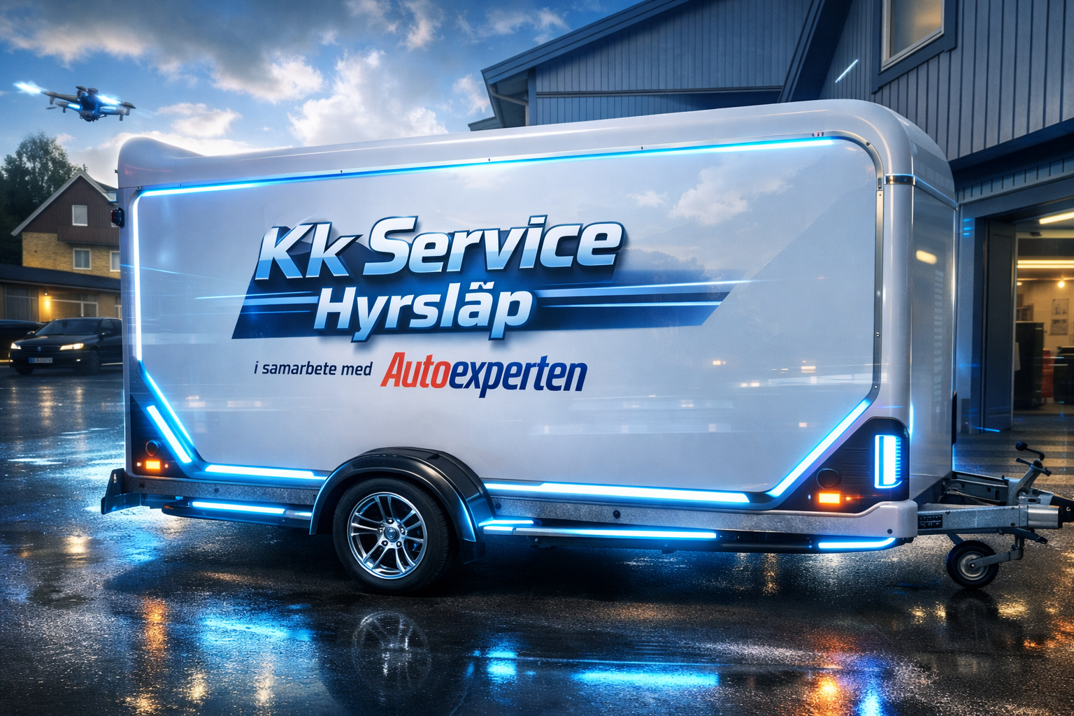 Flyttsläp thule 