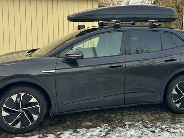 Takbox inkl takräcke, paketpris, lågt luftmotstånd, gratis extra dag vid veckouthyrning