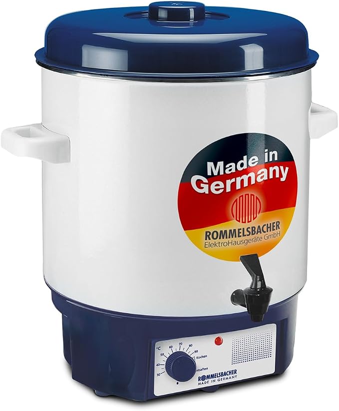 Pastöriseringsgryta 27 liter med tappkran – äppelmust & glögg