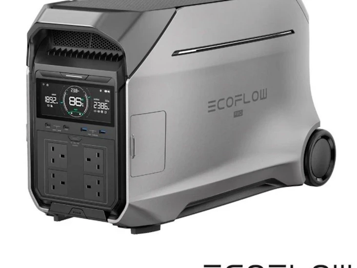 Ecoflow delta pro 3 portable power station 4096wh 4000w lifepo4 high capacity backup generator fast charging 0–80% in 60 minutes 8000w surge 6000w x boost home emergency power supply off grid solar compatible whole house backup construction photography videography lighting audio sound system event concert dj professional heavy duty silent reliable energy solution