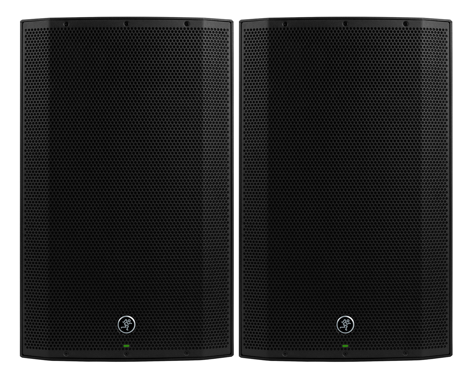 Pair of mackie thump 15a 1300w active pa speakers