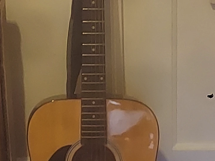 Left-handed guitar