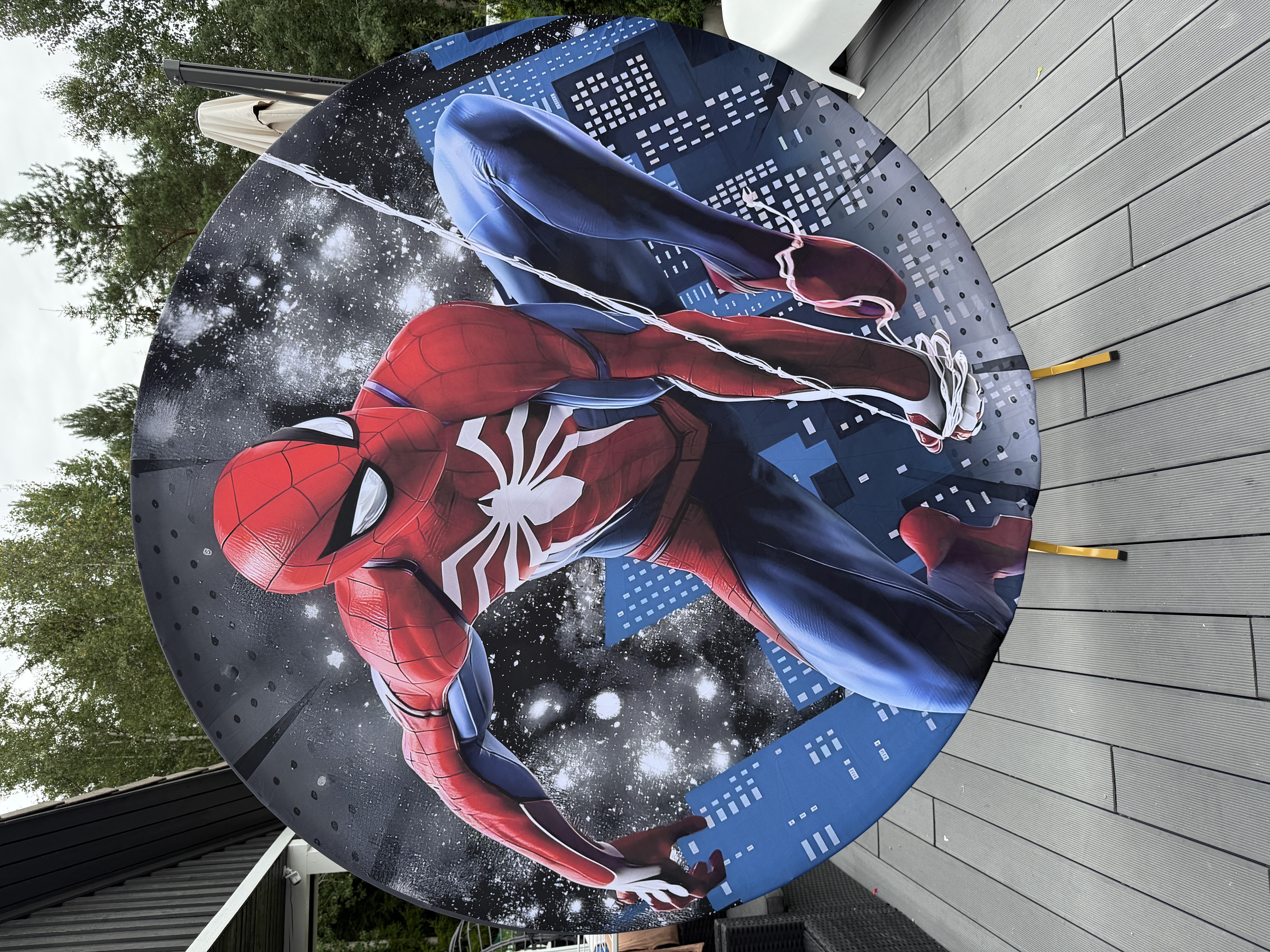 Spiderman bursdag backdrop / ballongbue 