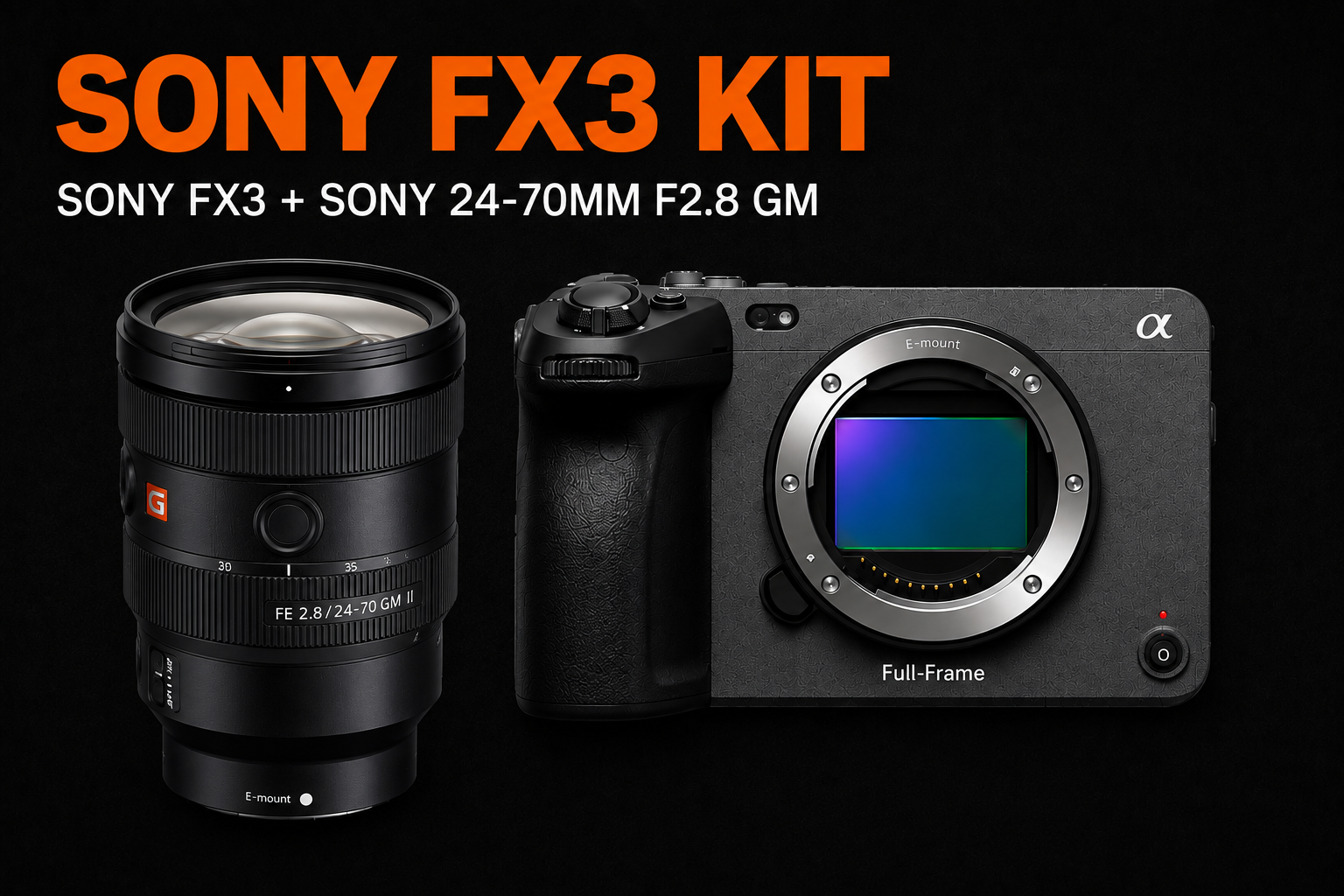 Sony fx3 + sony 24-70mm package