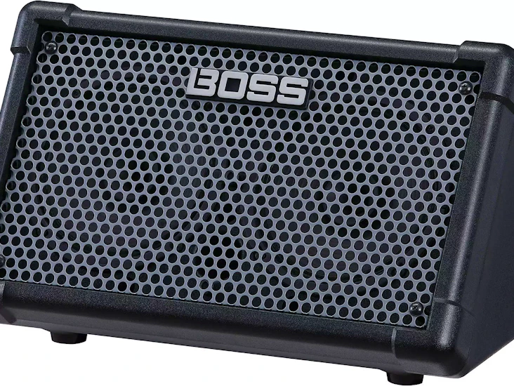 Batteridrevet forsterker med mikrofon