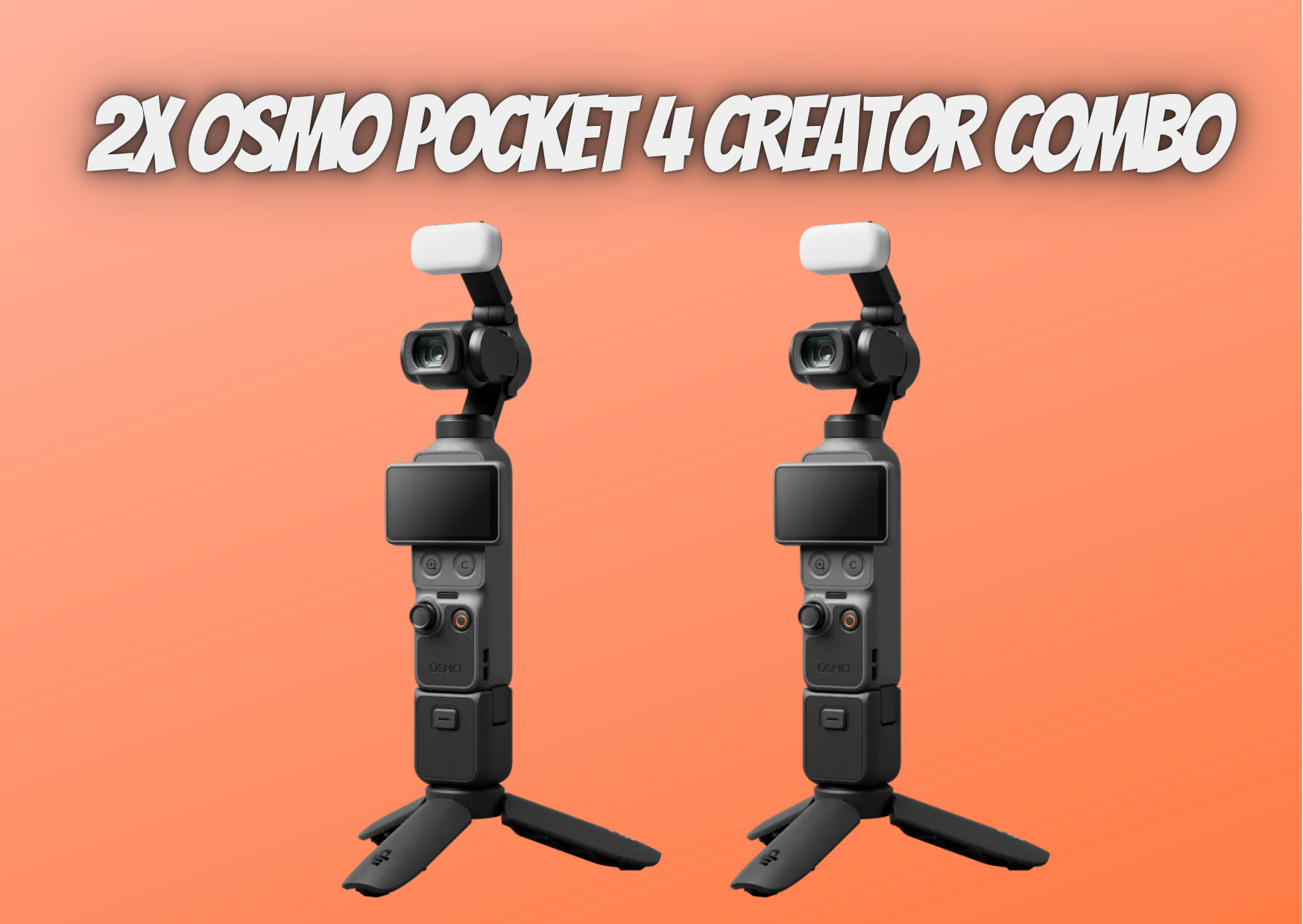 2x dji osmo pocket 4 creator combo