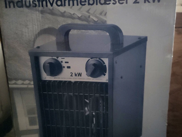 Värmefläkt byggfläkt 2000 w