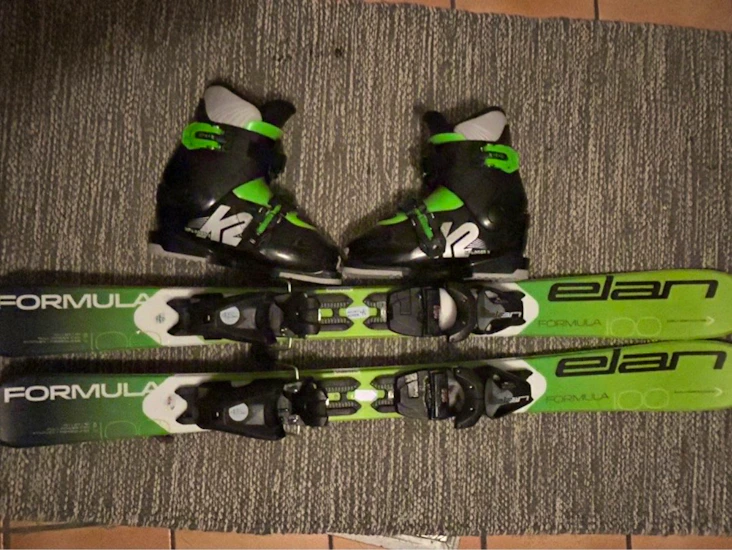 Barnskidor 100 och pjäxor