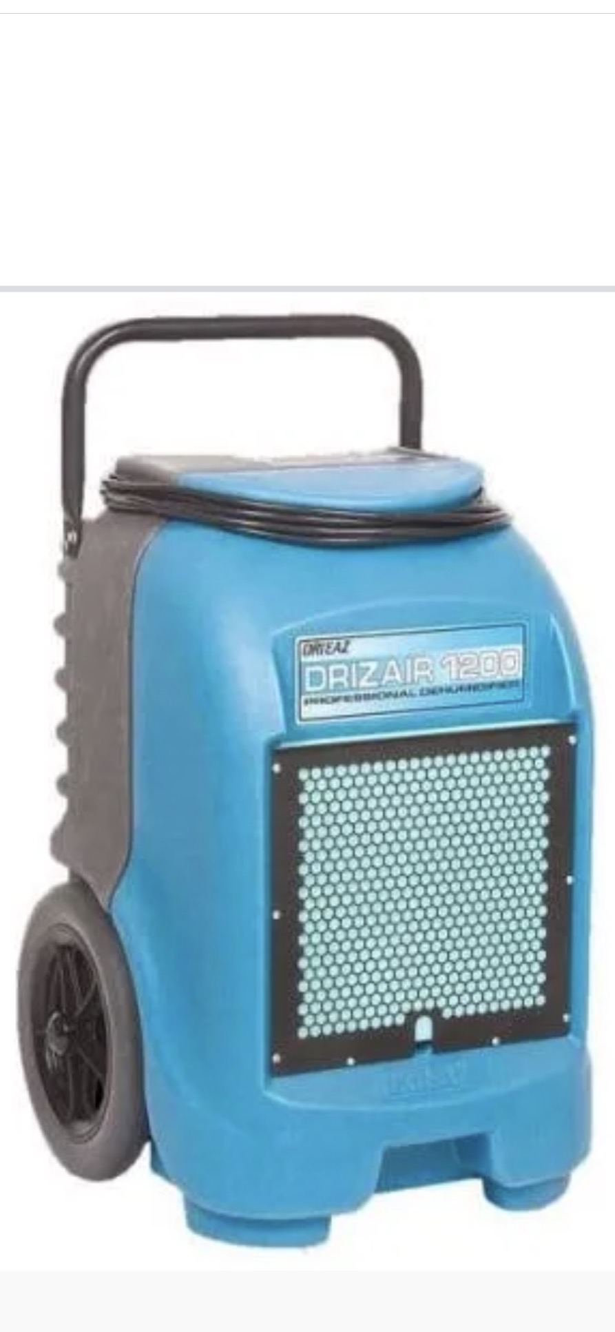 Drizair dz1200 portable dehumidifier