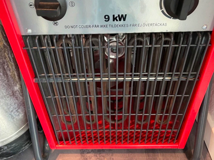 Vifte ovnen 9kw 32amp