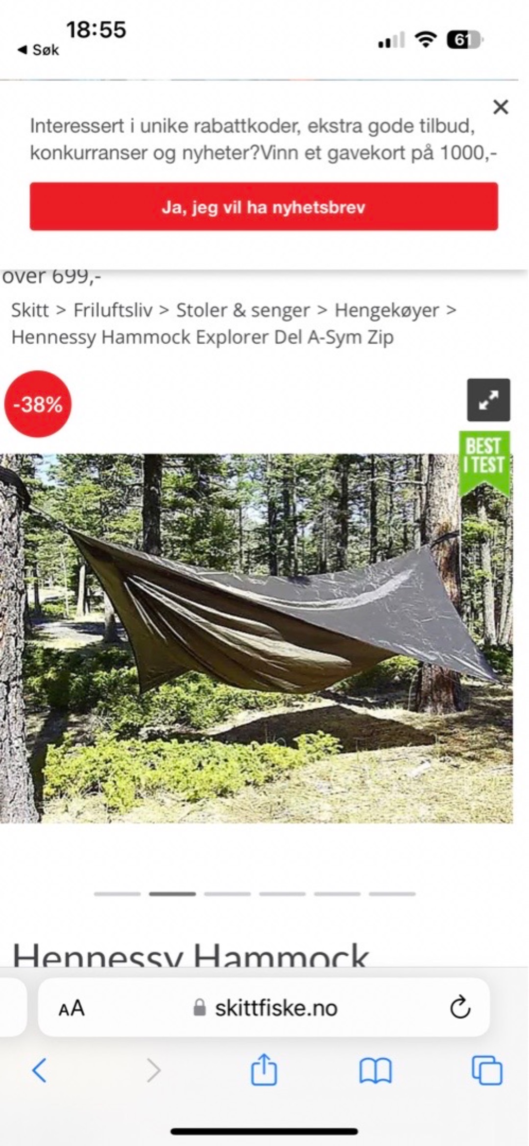 Hennessy hammock