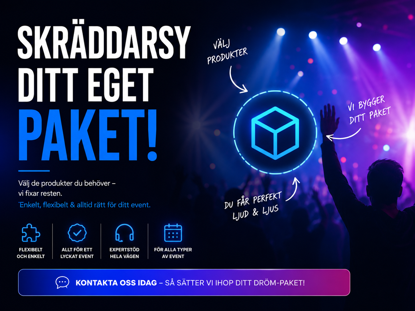 Partypaket - skräddarsy eget paket
