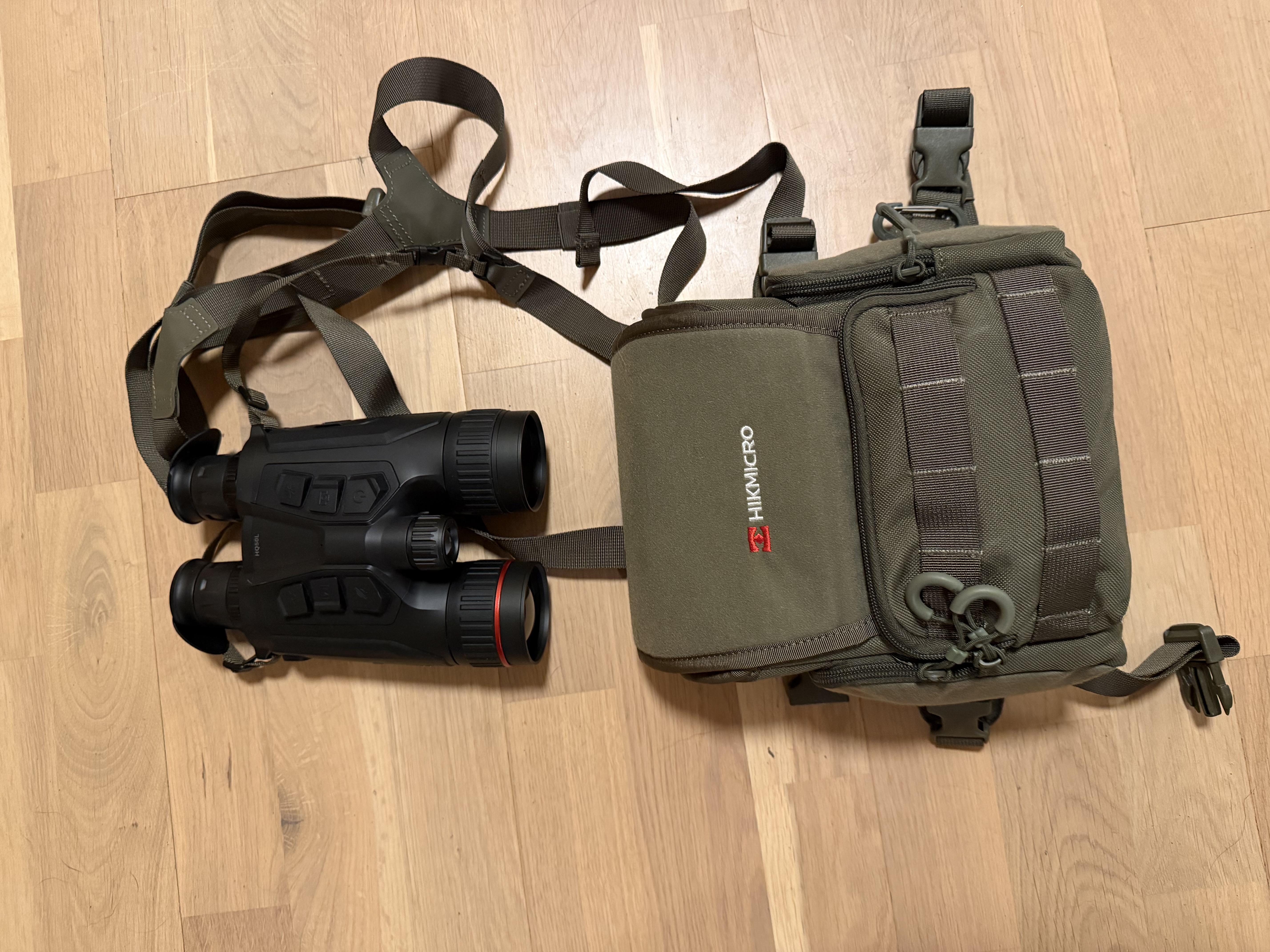 Termisk og optisk kikkert med bilde og video