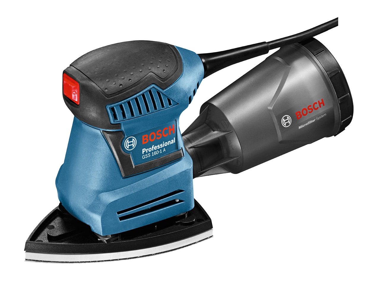 Kompakt og ergonomisk plansliper - bosch gss 160 professional multi