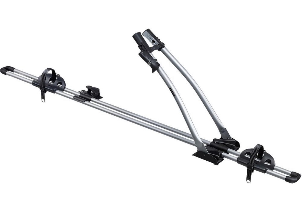 2 st cykelhållare tak, thule freeride