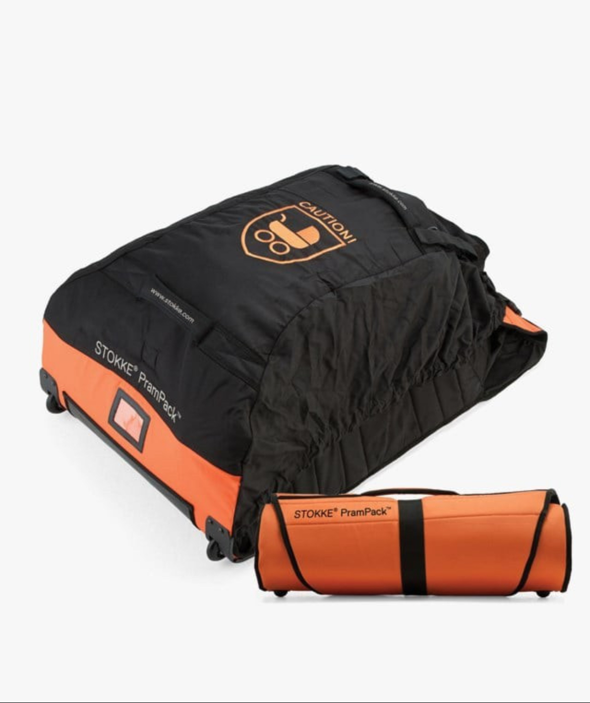 Prampack fra stokke (reisebeskyttelse til barnevogn)