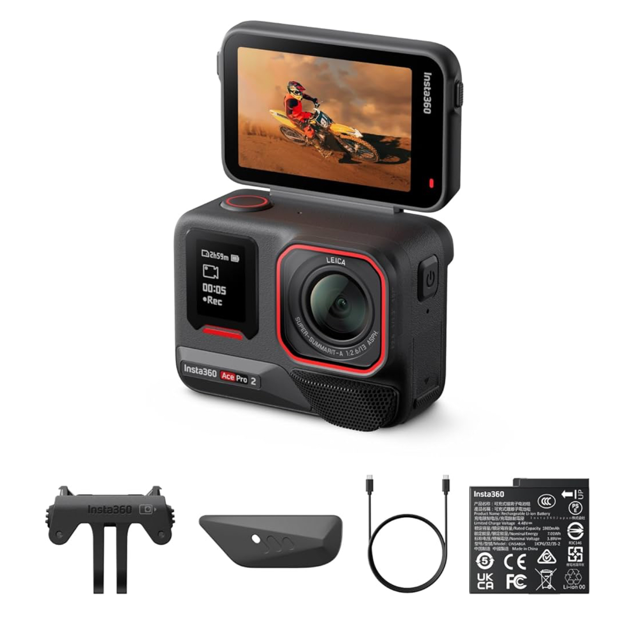 Insta360 ace pro 2 - 8k waterproof action camera 