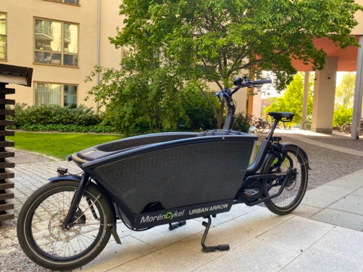 Urban arrow family, lådcykel