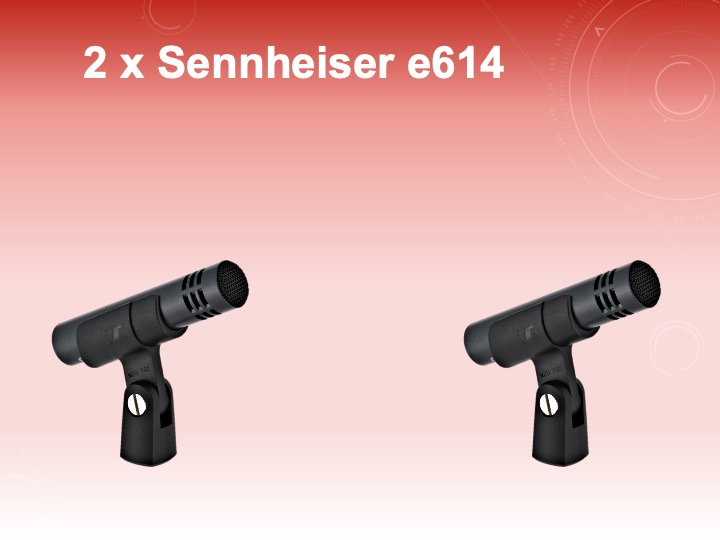2 x sennheiser e614