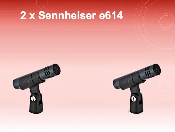 2 x sennheiser e614