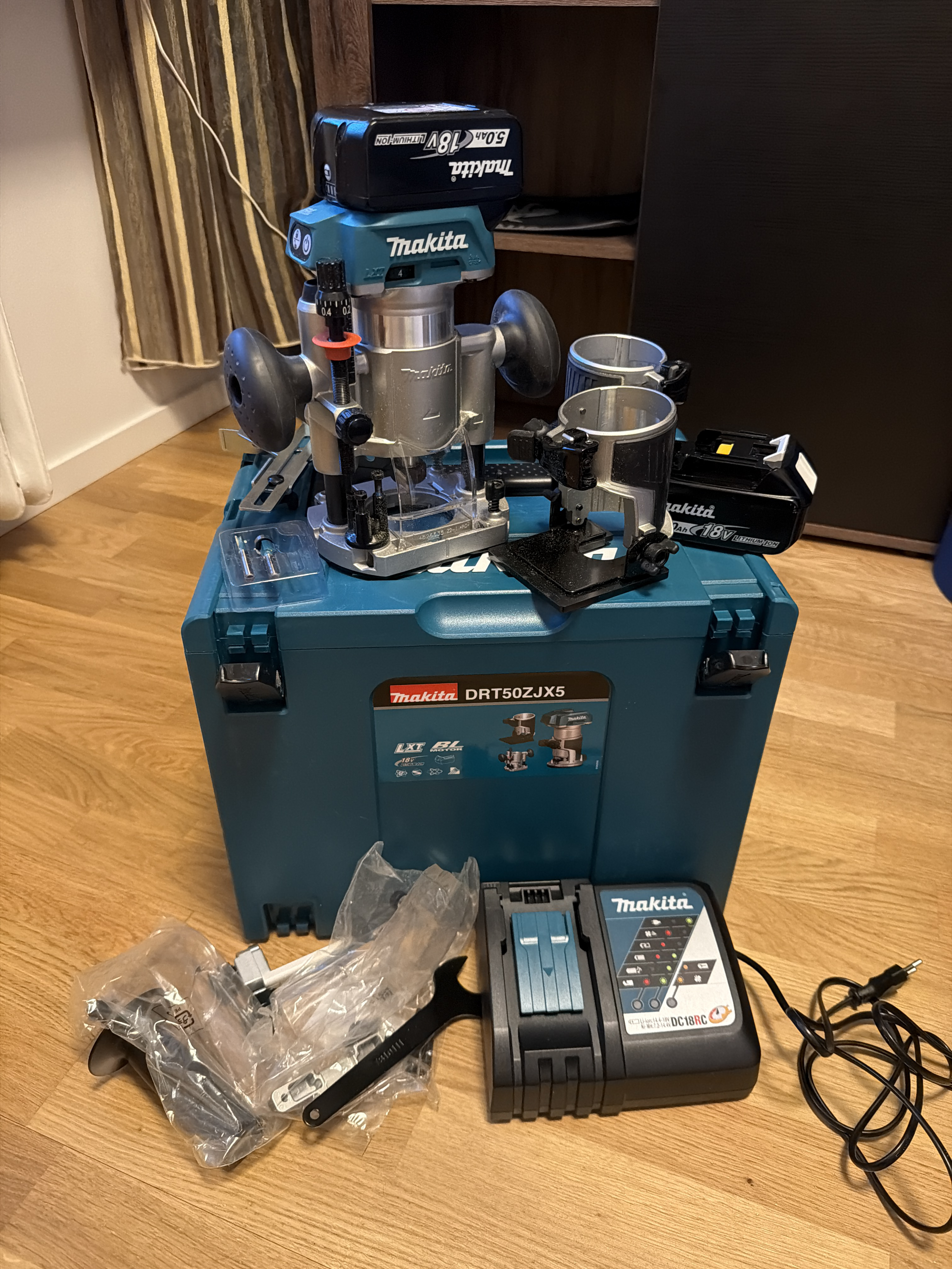 Handöverfräs makita 18v 